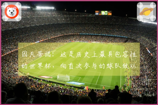 因凡蒂诺：这是历史上最具包容性的世界杯，向首次参与的球队致以祝贺